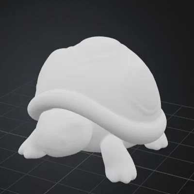 Bộ 3 mô hình rùa nhỏ đáng yêu (Cute Turtles) cho máy in 3D