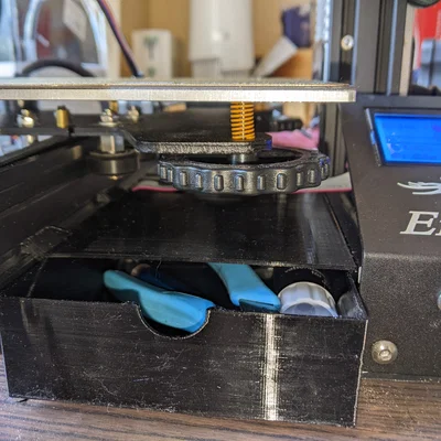 Ngăn kéo dụng cụ mặt trước Ender 3 (quản lý cáp tích hợp)