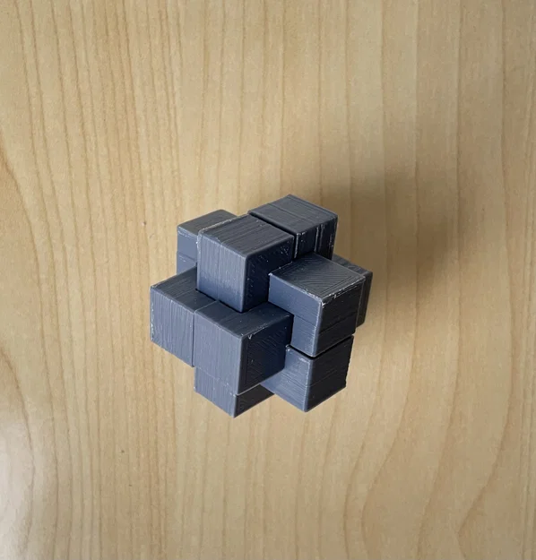 Mô hình giải đố 3D Burr Puzzle - Thử thách trí tuệ cho mọi người - Image 3