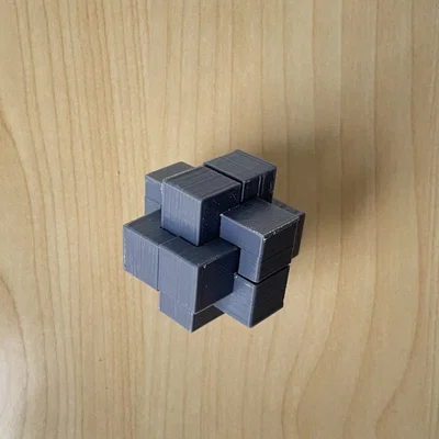 Mô hình giải đố 3D Burr Puzzle - Thử thách trí tuệ cho mọi người