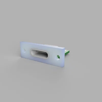 Đế gắn cổng USB-C lên bảng điều khiển (Panel Mount) chắc chắn