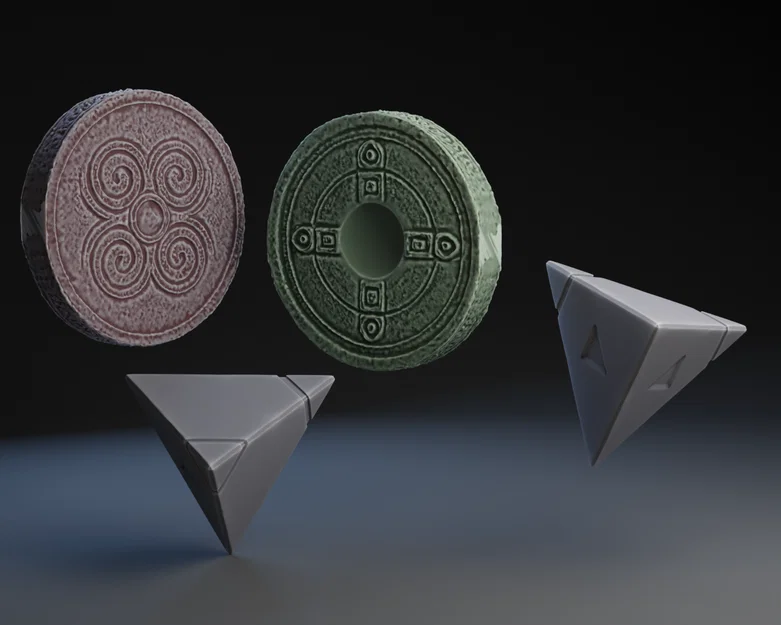 Mô hình bàn cờ Hoàng gia Sumer (Sumerian Game of Ur) in 3D - Image 2