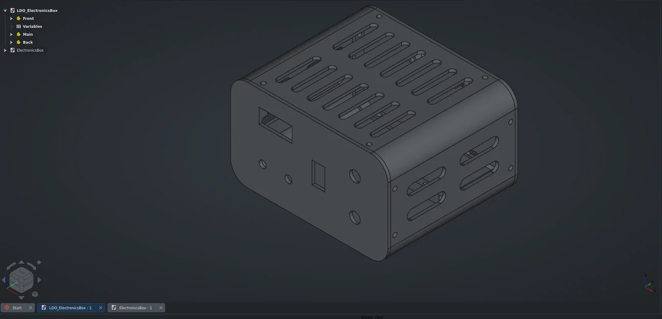 Hộp Dự Án Điện Tử Parametric - FreeCAD - Image 2