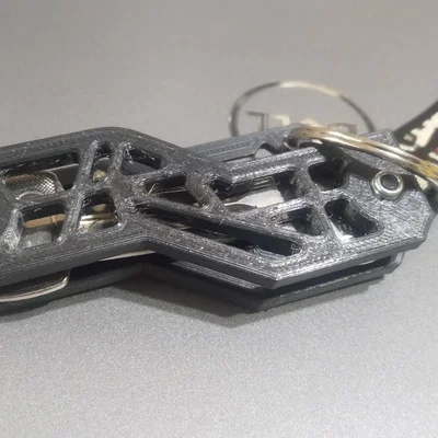 Móc chìa khóa hình học tối giản (Minimalist Key Holder) sử dụng đai ốc M3