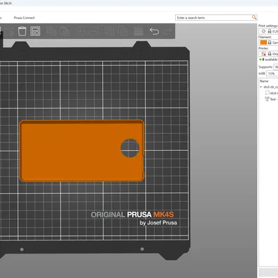 Ốp bảo vệ màn hình cho Prusa MK4S (Bản Remix)