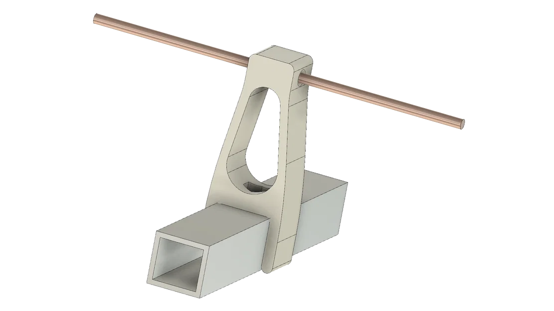 Ngàm kẹp ăng-ten Yagi Tonna 23 cm - Image 1