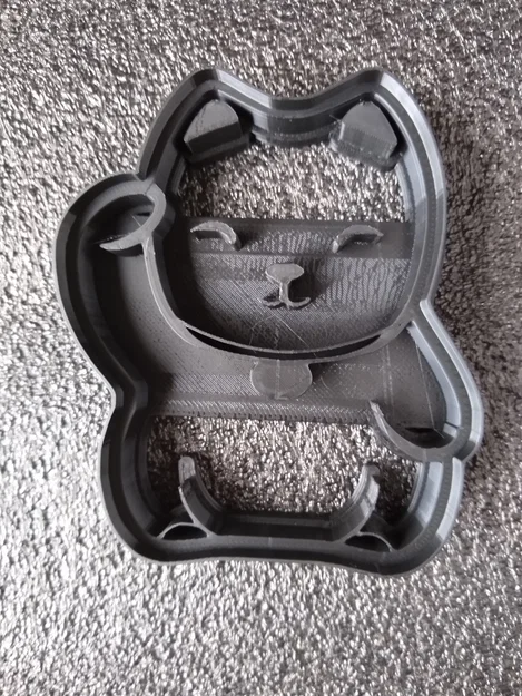 Khuôn cắt bánh quy Mèo Thần Tài (Lucky Cat Cookie Cutter) - Image 2