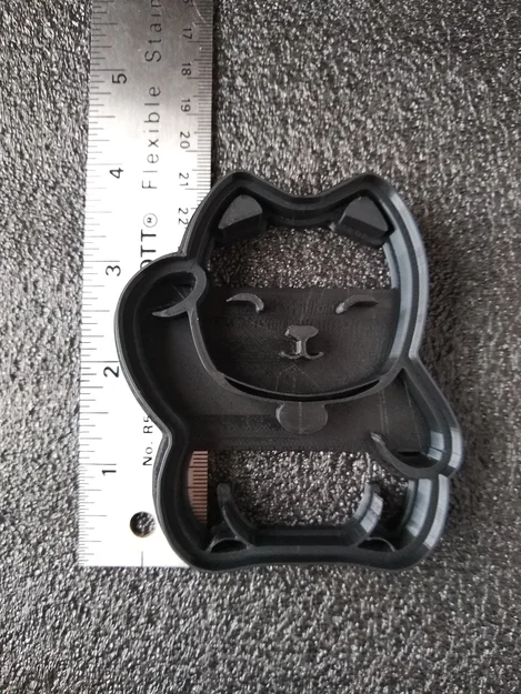 Khuôn cắt bánh quy Mèo Thần Tài (Lucky Cat Cookie Cutter) - Image 3