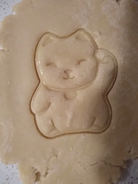 Khuôn cắt bánh quy Mèo Thần Tài (Lucky Cat Cookie Cutter) - Image 4