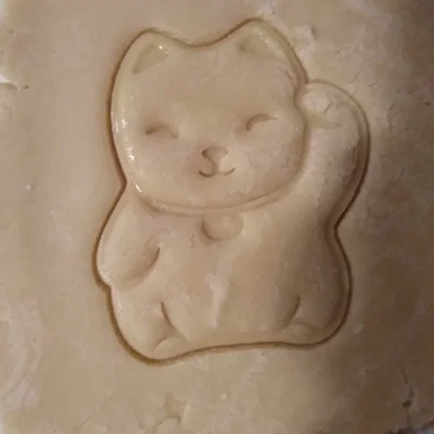 Khuôn cắt bánh quy Mèo Thần Tài (Lucky Cat Cookie Cutter)