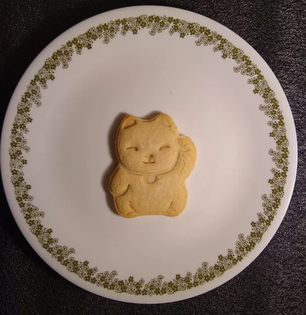 Khuôn cắt bánh quy Mèo Thần Tài (Lucky Cat Cookie Cutter) - Image 5