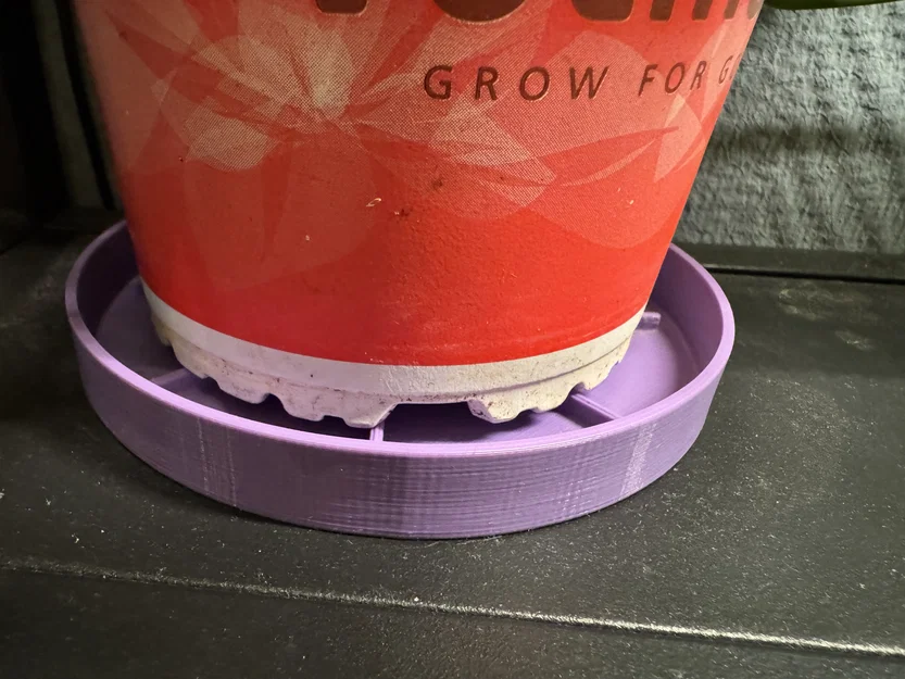 Dĩa/Đế lót chậu cây (Planter Dish / Plate / Untersetzer) cao hơn - Image 2