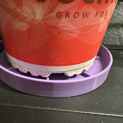 Dĩa/Đế lót chậu cây (Planter Dish / Plate / Untersetzer) cao hơn