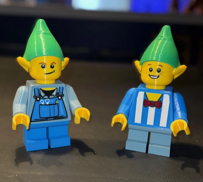 Yêu tinh của Ông già Noel (Set 1) Brick MegaFigures (Tỉ lệ 5:1) - Image 1