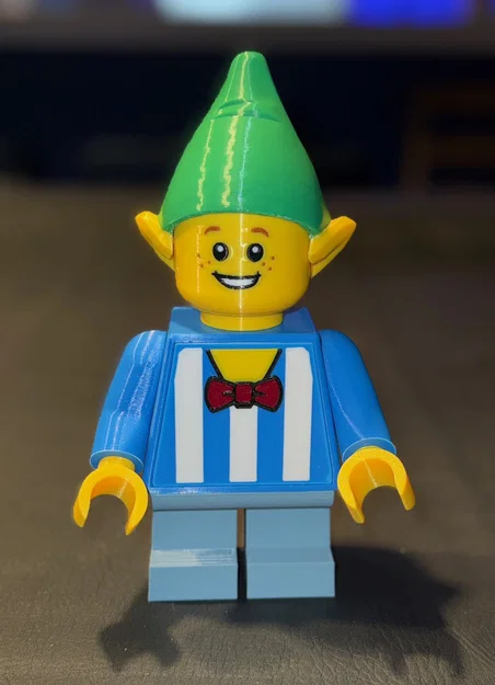 Yêu tinh của Ông già Noel (Set 1) Brick MegaFigures (Tỉ lệ 5:1) - Image 3