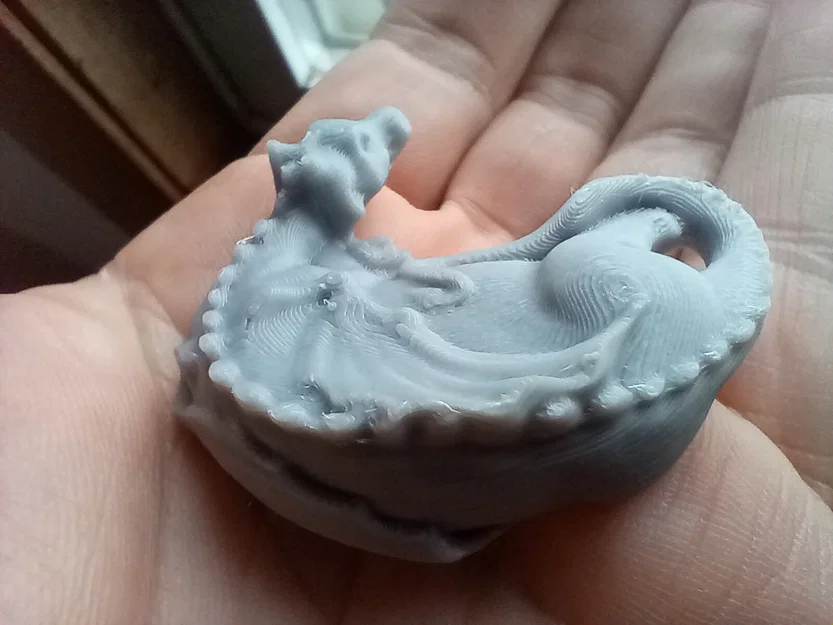 Mô hình 3D Rồng đang ngủ (Sleeping Dragon) cực đẹp và tinh xảo - Image 3