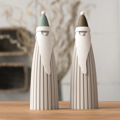 Đồ trang trí Santa Giáng Sinh (tương thích nến tealight điện tử)