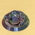 Mô hình rồng ngủ bảo vệ xúc xắc (Sleeping Dragon Dice Guardian) 3D - Thumbnail 3