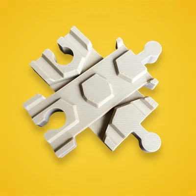 Giao lộ xoay 4 hướng cho đường ray tàu gỗ Brio/Ikea LILLABO