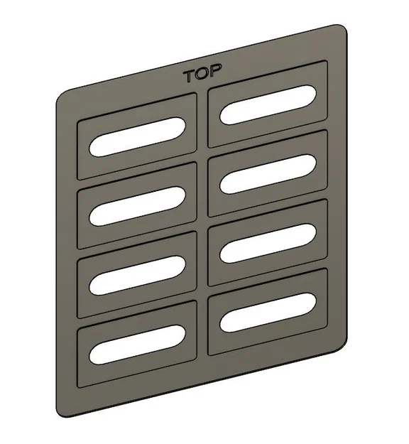 Khay Thẻ PVC A4 (A4 PVC Card Tray) - Image 1