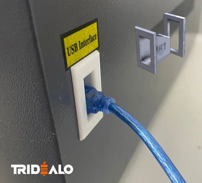 Phễu dẫn hướng cổng USB cho máy khắc Laser K40 và OMTech - Image 1