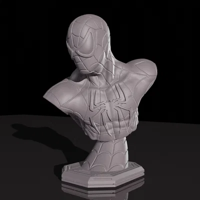 Mô hình tượng bán thân Spiderman (Người Nhện) 3D chất lượng cao