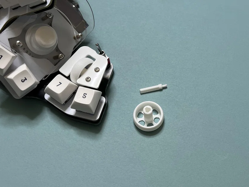 Bánh xe cuộn chuột (Mouse Wheel) 3D cho bàn phím cơ và thiết bị DIY - Image 2