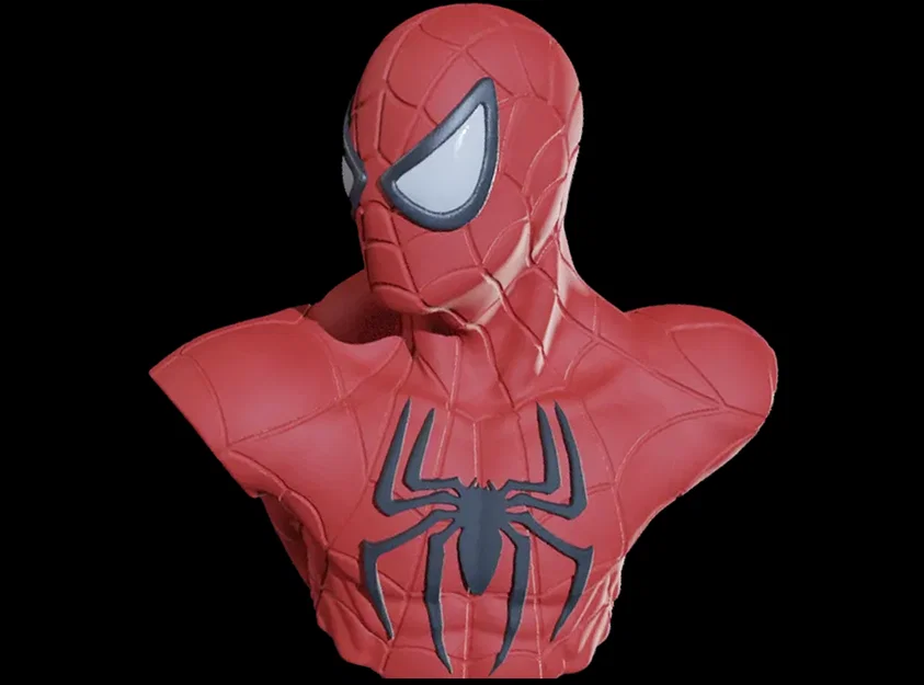 Mô hình tượng bán thân Spider-Man (Spider-Man Bust) để in 3D - Image 1