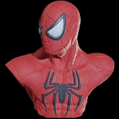 Mô hình tượng bán thân Spider-Man (Spider-Man Bust) để in 3D