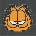 Mô hình in 3D gương mặt chú mèo Garfield trang trí độc đáo - Thumbnail 1