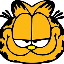 Mô hình in 3D gương mặt chú mèo Garfield trang trí độc đáo