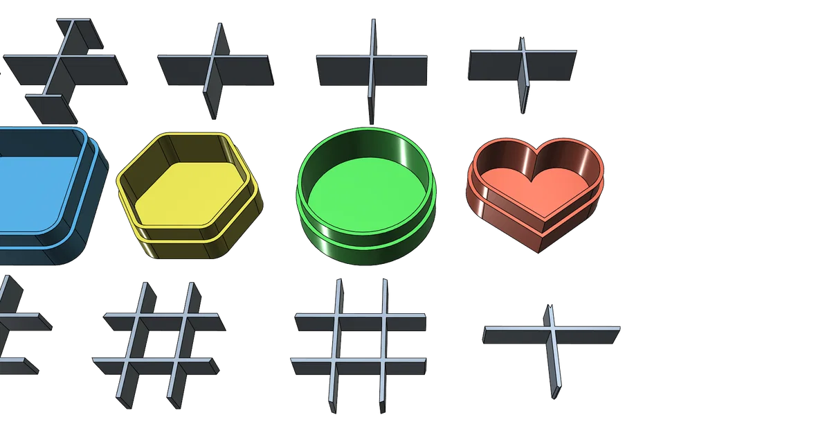 Bộ hộp đa năng có ngăn chia: Giải pháp in 3D lưu trữ đồ nhỏ cực tiện - Image 8