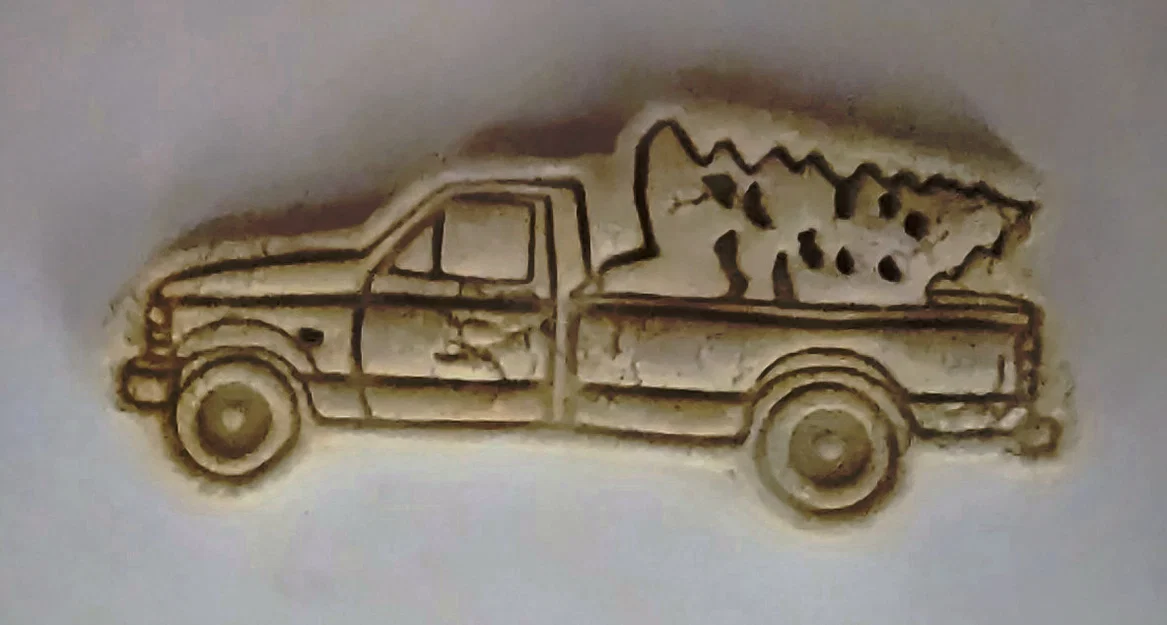 Khuôn cắt bánh quy Cây thông Noel trên xe bán tải - Image 2