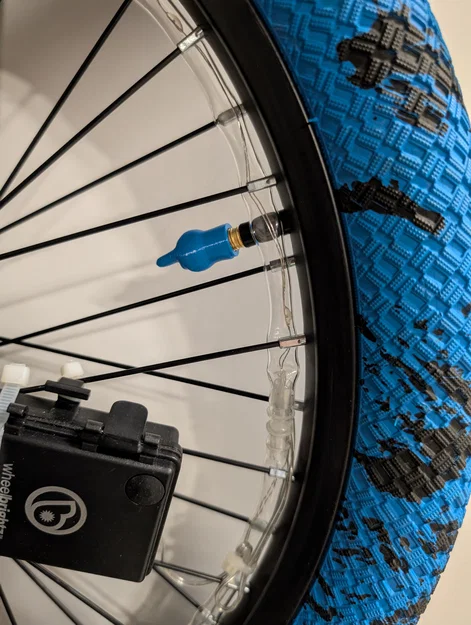 Nắp van xe đạp hình ngón tay giữa - Phụ kiện in 3D cá tính - Image 1