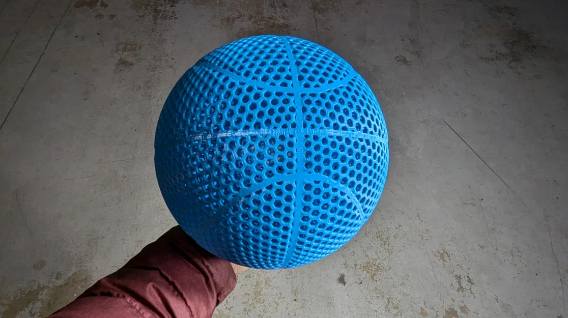 Bóng rổ không hơi (Airless Basketball) - Dành riêng cho nhựa BIQU PLA-HR - Image 1