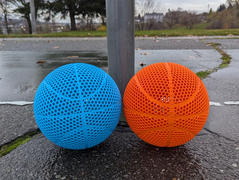 Bóng rổ không hơi (Airless Basketball) - Dành riêng cho nhựa BIQU PLA-HR - Image 3