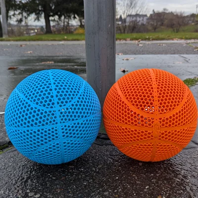 Bóng rổ không hơi (Airless Basketball) - Dành riêng cho nhựa BIQU PLA-HR