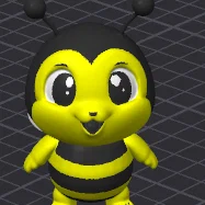 Dee The Bee - Figure Hoạt Hình Con Ong 3D (Pre Painted) MMU/MMS/AMS
