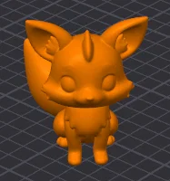 Rox The Fox - Mô hình 3D cáo hoạt hình (Pre Painted) MMU/MMS/AMS - Image 2