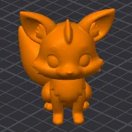 Rox The Fox - Mô hình 3D cáo hoạt hình (Pre Painted) MMU/MMS/AMS