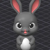 Sunny The Bunny - Figure thỏ hoạt hình 3D (Pre Painted) MMU/MMS/AMS