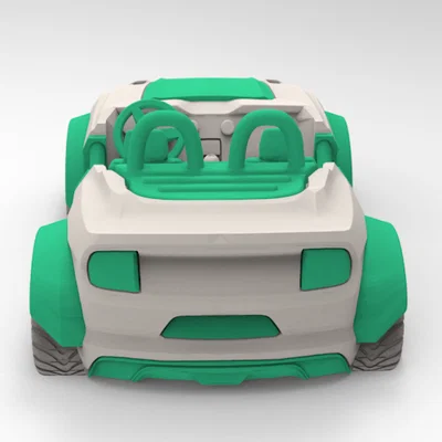 Mô hình xe hơi Car V4 - Bản thiết kế 3D thể thao ấn tượng