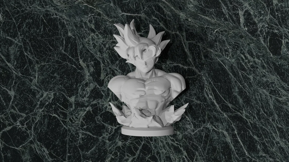 Tượng bán thân Goku Ultra Instinct (Dragon Ball Z) #40 - Image 1