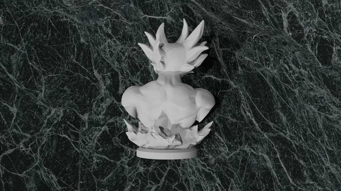 Tượng bán thân Goku Ultra Instinct (Dragon Ball Z) #40 - Image 3