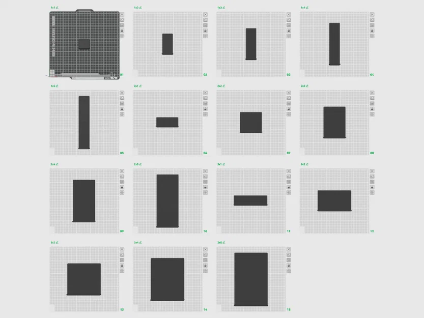 Nắp Gridfinity cho khay bins - Image 3