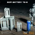 Mô hình pin năng lượng Sci-Fi Battery TS-6 cho sa bàn và tiểu cảnh - Thumbnail 1