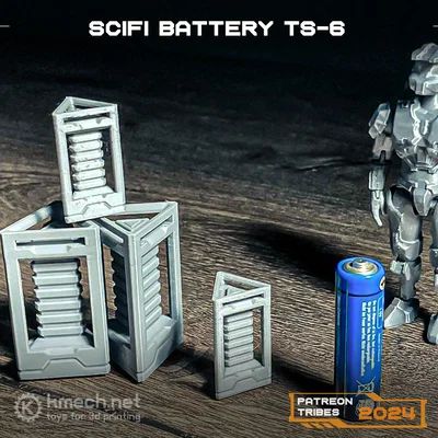 Mô hình pin năng lượng Sci-Fi Battery TS-6 cho sa bàn và tiểu cảnh