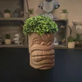 Tiki Totem #01: Ống cắm bút và chậu cây trang trí độc đáo - Thumbnail 2