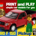 Mô hình xe bán tải LEGO Ford F150 in 3D độc đáo cho mọi lứa tuổi - Thumbnail 1