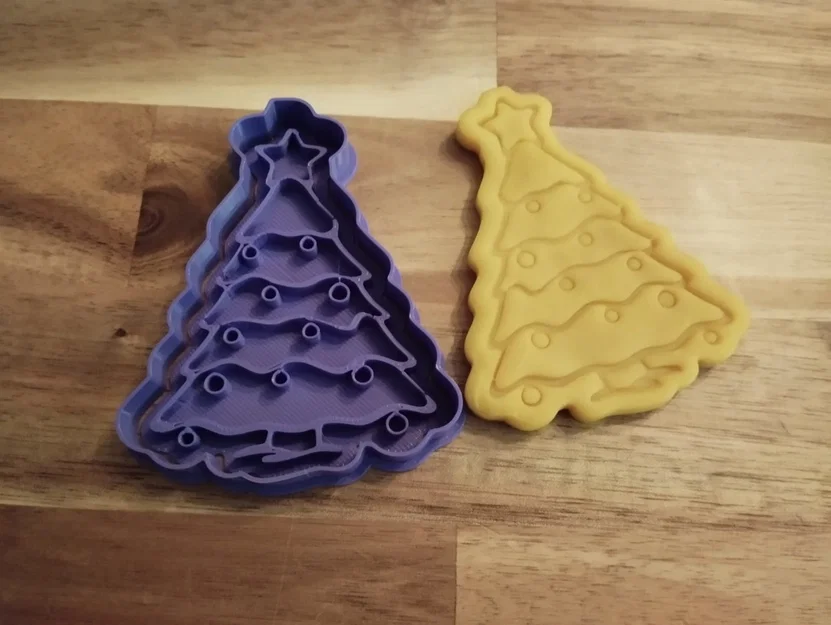 Bộ khuôn cắt bánh quy hình cây thông Noel độc đáo cho mùa lễ hội - Image 1